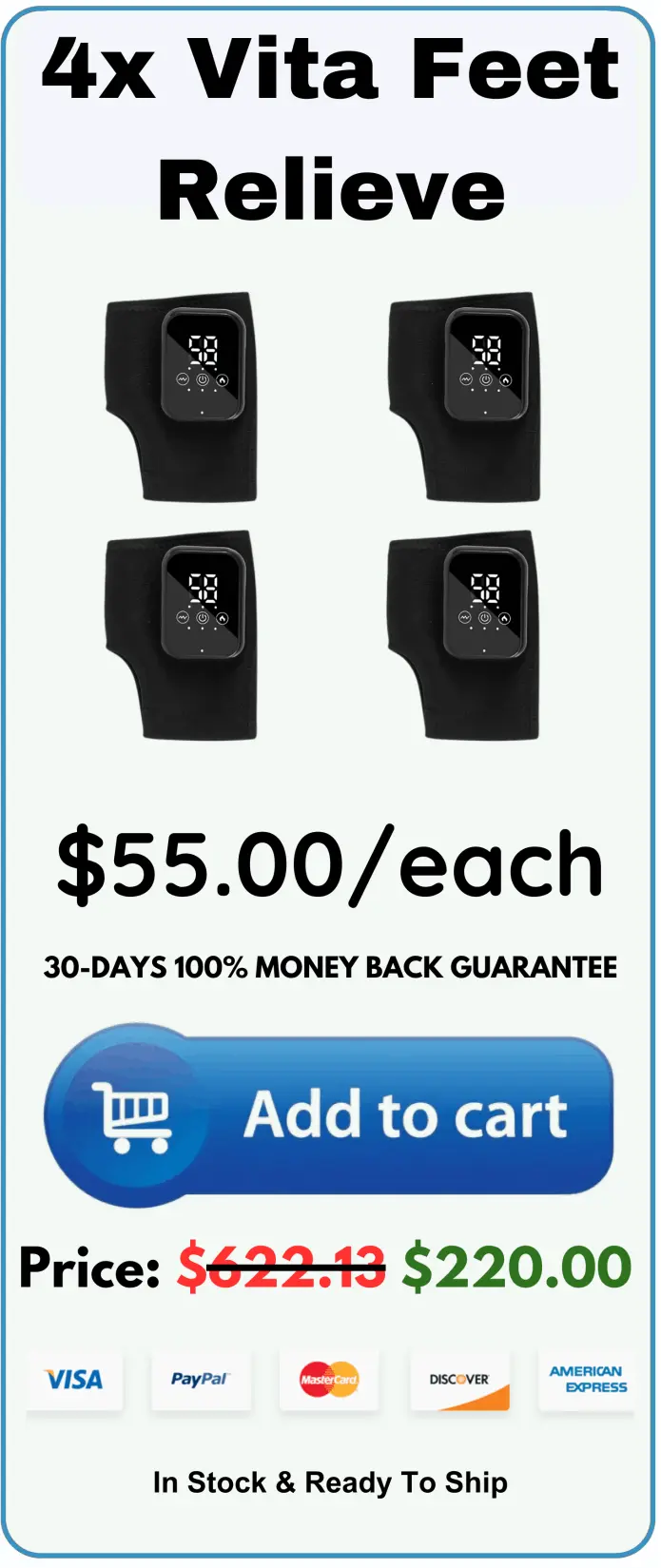 Vita Feet Relief offer package price